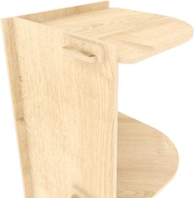 Liva könyvespolc, tölgy, 28 cm