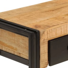 tömör mangófa tálalóasztal 110 x 30 x 76 cm