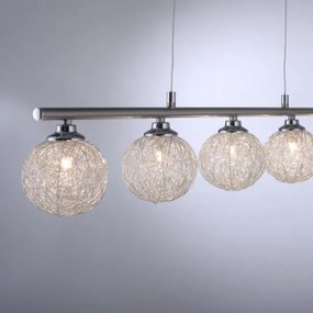 Paul Neuhaus 2790-55 - Csillár zsinóron WOMBLE 5xG9/28W/230V