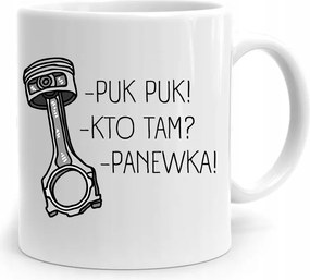 Ajándék Bögre Mechanika Kopogtató Ki Ott? Panel nyomott mintával