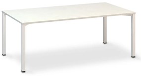 ProOffice tárgyalóasztal 200 x 100 cm, fehér