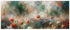 Kép – Pipacsmező absztrakciója (120x50 cm)