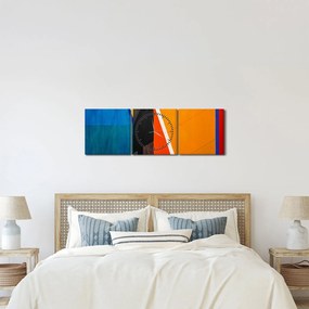 Kép - Geometria (órával) (90x30 cm)