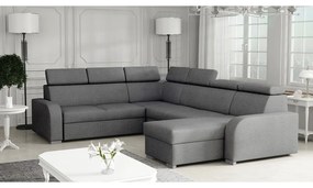 Sarokkanapé U Lyseri 2rR2pLC (sötétszürke) (tárolóhellyel). 1104924