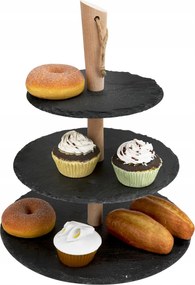 Patera 3 szintes pala étkészlet