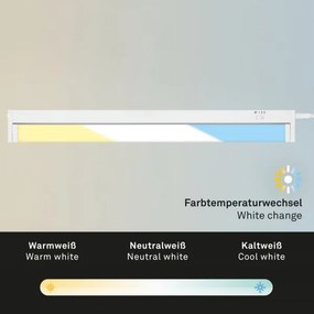 Brilo - LED pult alá szerelhető lámpatest LED/6W/230V 2700/4000/6500K 54,5 cm fehér