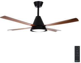 Aigostar B.V. Aigostar - LED Dimmelhető mennyezeti ventilátor LED/24W/230V 2700-6500K 132cm + távirányító AI1049