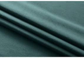 Sötétítő függöny VELVET 140x270 cm, türkiz Felfüggesztés: Hullámos sínszalag