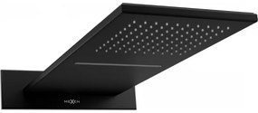 Mexen Waterfall slim fejzuhany 50 x 22 cm, Fekete - 79190-70