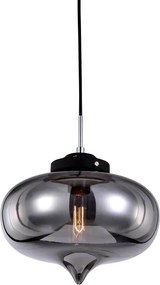 ITALUX MDM2096-1-A HEART Modern Függesztett Lámpa Fekete E27 IP20