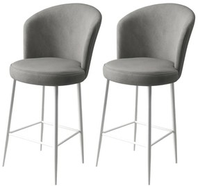 Fora Grey and White bárszék szett, 2 db, 2 db