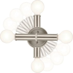 Quintiesse klasszikus fali lámpa torche nikkel elsqn-torche-2w-bn IP44