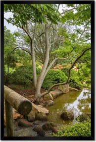 Poszterek keretben 40x60 Japán kert Japán