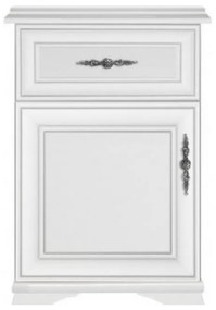 KENTAK 1D1SL/P szekrény, alpesi fehér