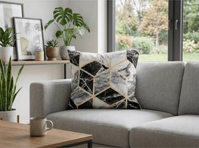 Pamut párnahuzat ATHENA POLY 45x45 cm, fekete