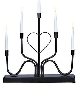 Solight 1V280 - LED karácsonyi gyertyatartó 5xLED/2xAA meleg fehér