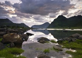 Poszter 29,7x21cm Norvég fjord 6, Assaf Frank