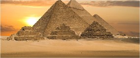 Kép - Piramisok (120x50 cm)