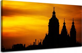 Vászonkép Építészet Naplemente 120X60