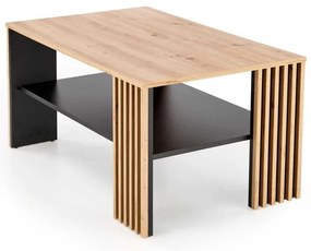 Cyrus dohányzóasztal, artisan tölgy / fekete