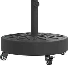 vidaXL görgős kerek napernyőtalp rúdhoz Ø38 / 48 mm 27 kg