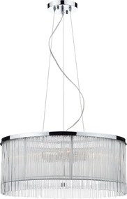 Dar lighting glamour modern függeszték japan csiszolt króm átlátszó darjap032
