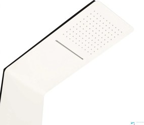 Termosztátos zuhanypanel EYN SP1058 vízeséskifolyóval és masszázsfúvókákkal, többféle színben — Fekete
