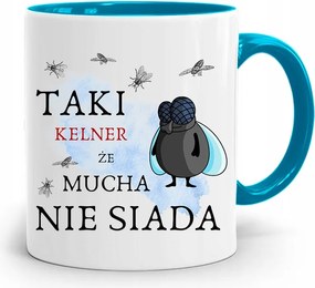 Pincérnek Kék Legyek Bögre Nem Ül Ajándék fényképes nyomtatással