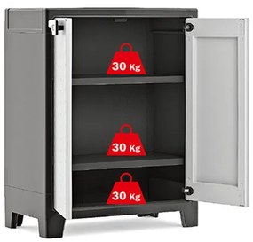 Keter Vízálló és zárható Titan Low műanyag szekrény