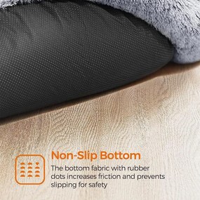 FEANDREA kutyaágy, kerek macskaágy, M-es méretű, szürke