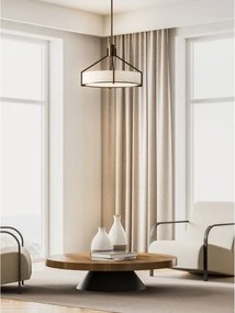 Open Design OR85679 - DORETTO csillár rúddal, 6xE27/15W/230V, átm. 70 cm, barna/bézs
