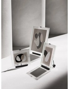 Fekete üveg álló képkeret 19x23 cm Flute – Umbra