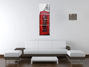 Gario Órás falikép Telefonfülke Londonban UK - 3 részes Méret: 90 x 70 cm