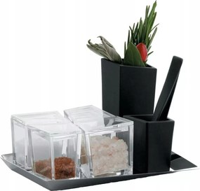 Alessi Cum Grano Salis Exkluzív Só Fűszer Szett Aknavető