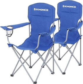 NOMAD kempingszékek, 2 db-os szett, kék SongmicsHome