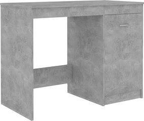vidaXL betonszürke szerelt fa íróasztal 100 x 50 x 76 cm