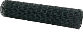 vidaXL Európai Kerítés Zöld 1 x 25m PVC-bevonatú vas