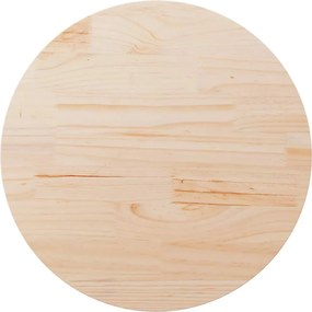 vidaXL tömör fenyőfa kerek asztallap Ø90 x 3 cm