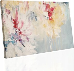 Festmény Absztrakt Festett Virágok Nappali 120*80