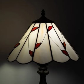 Brilagi - Tiffany-vitrázs asztali lámpa FOLIA 1xE27/60W/230V