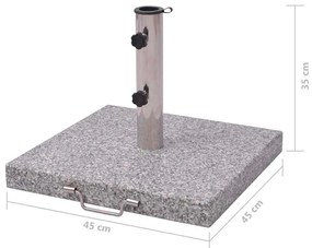 napernyőtalp 45 cm