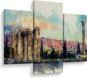 Kép - akropolisz, Athens, Görögország (90x60 cm)