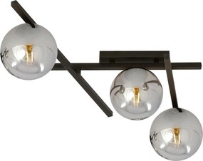 EMIBIG 1104-3 SMART Loft Mennyezeti Lámpa Fekete, Grafit E14 IP20