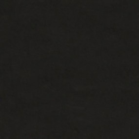 fekete bársony pad 110x40x70 cm