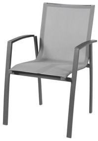 Heritage teak Torino étkezőgarnitúra antracit 1+6