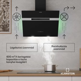 Klarstein Alina páraelszívó, 60 cm, Okos, 600 m³/h, Csendes, EEK A