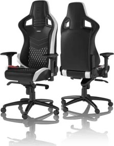 Noblechairs EPIC Gamer szék PU Bőr párnázott ülés fekete, fehér