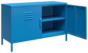 Cache kék fém szekrény, 100 x 64 cm - Novogratz