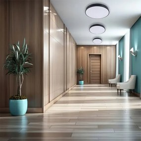 LED Mennyezeti lámpa FELIZ LED/50W/230V 4000K átm. 50 cm fekete