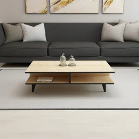 DIAMOND dohányzóasztal barna/fekete színben